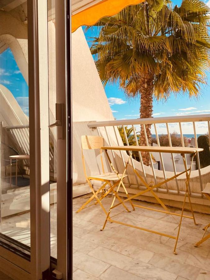 LE CALI, P2 Cabine dans une résidence avec piscine, vue mer et parking privé La Grande-Motte Exterior foto